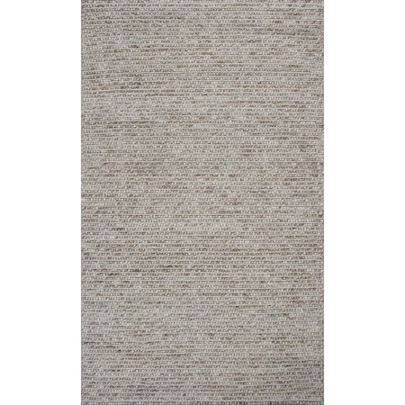 Homeroots 5 x 7 ft. Wool Natural Area Rug 349792